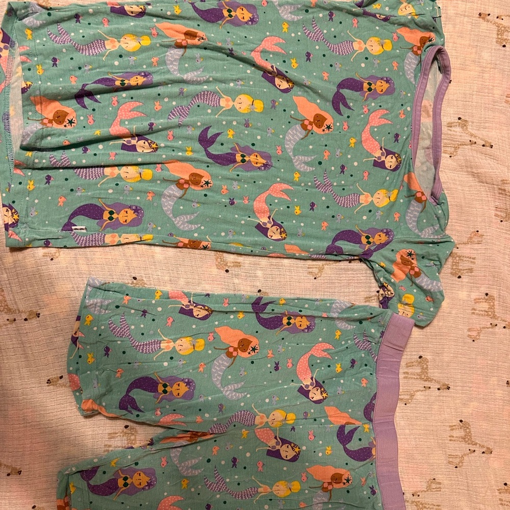Kids Mermaid Magic Little Sleepies Short Set
